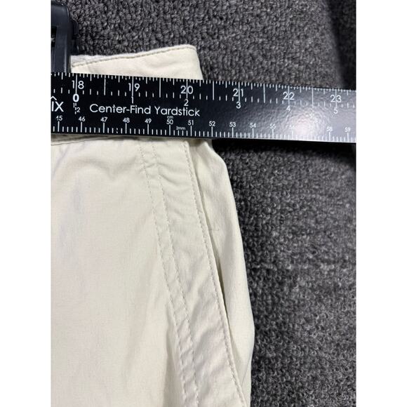 LL Bean Chino Khaki Shorts Womens Plus size 20W High Rise Nylon Blend - Picture 6 of 8